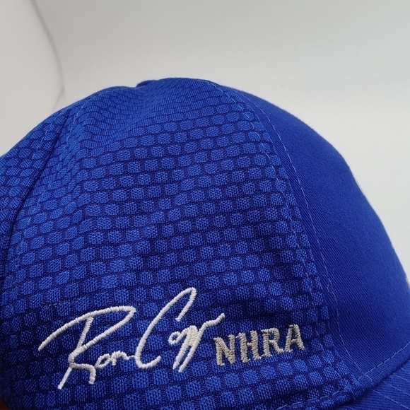 2019 TEAM NAPA RACING, NASCAR CUP & WEST OULTLAWS, INDYCAR NHRA Cap Blue & White - Picture 9 of 12